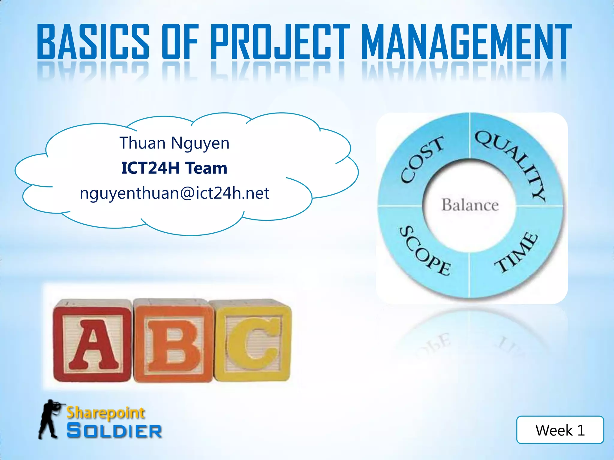 Basics of project management - Week 1 | PPT