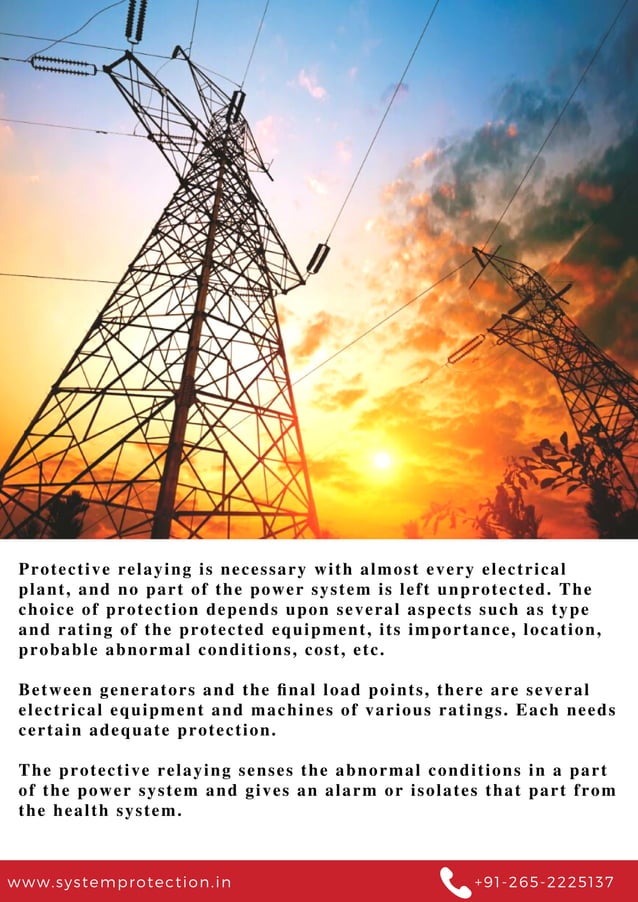 Basics of protective relaying in power system PDF