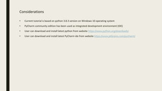 Basics of python | PPT