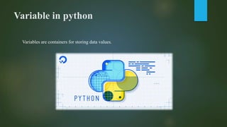 Basics of python | PPTX