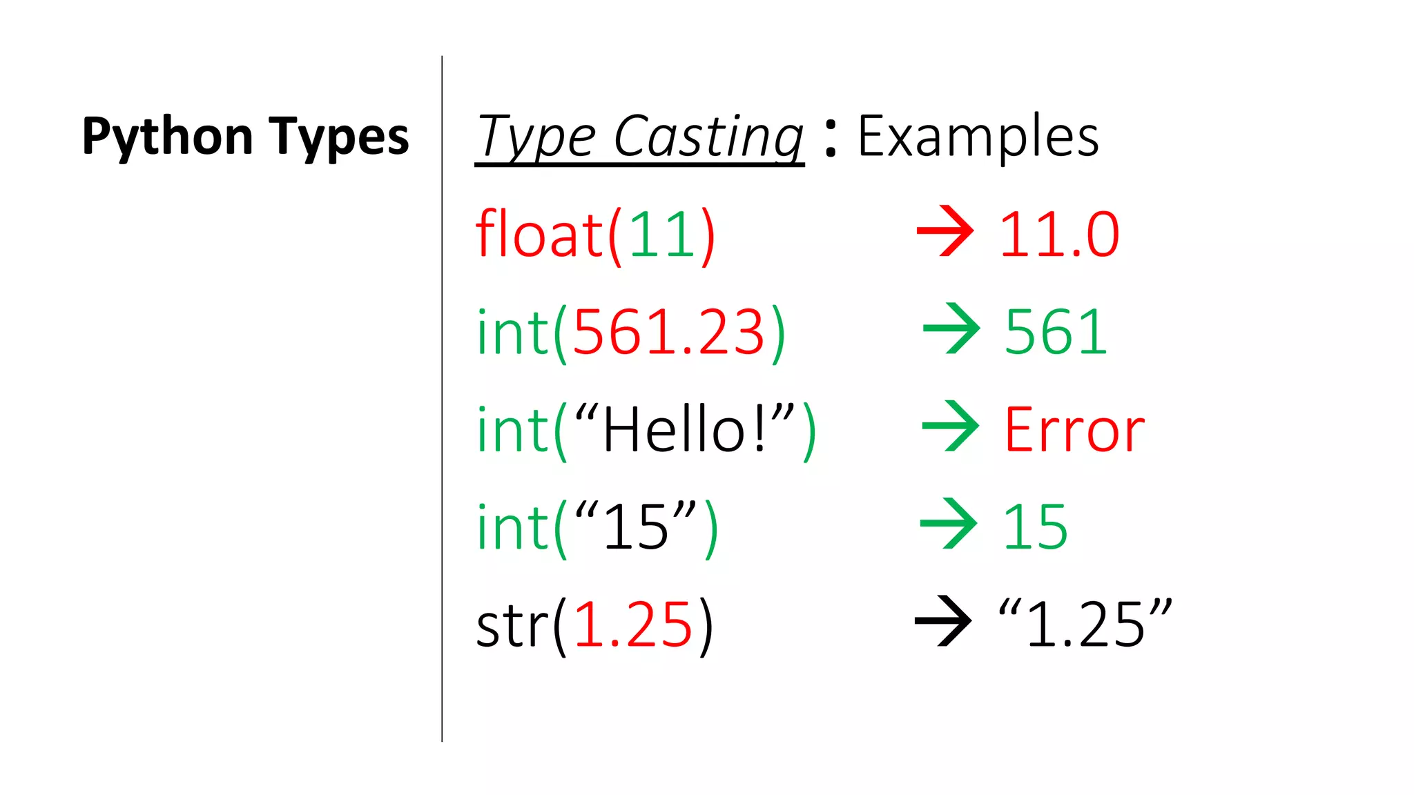 Basics of python 3 | PPT