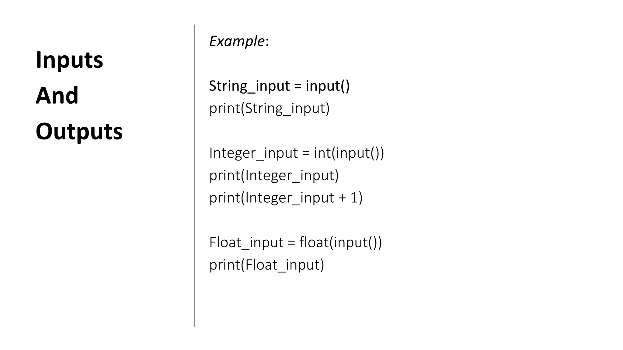 Basics of python 3 | PPT