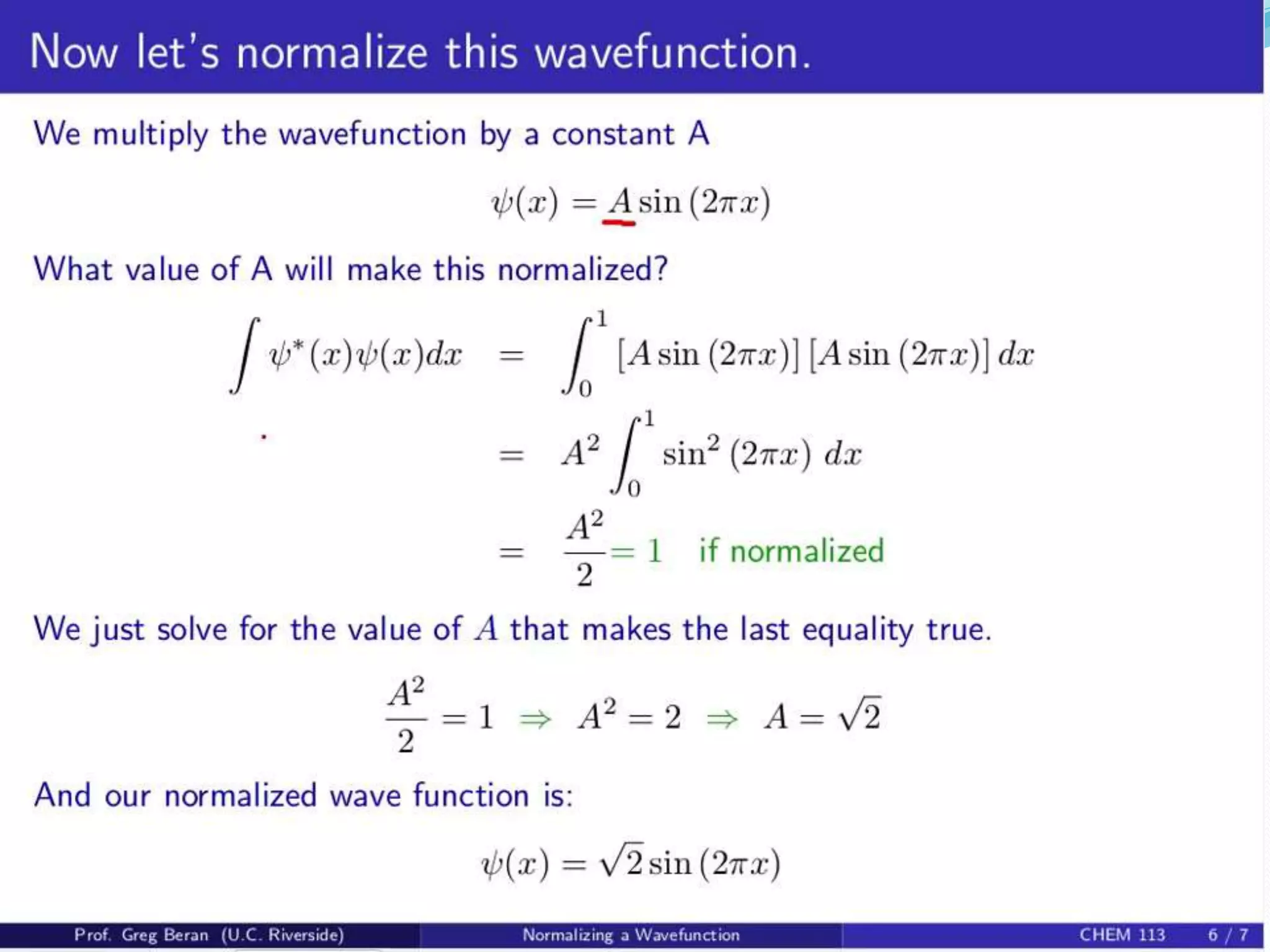 Basics of quantum mechanics