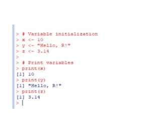 Basics of R ,simple datatypes and its class.pptx