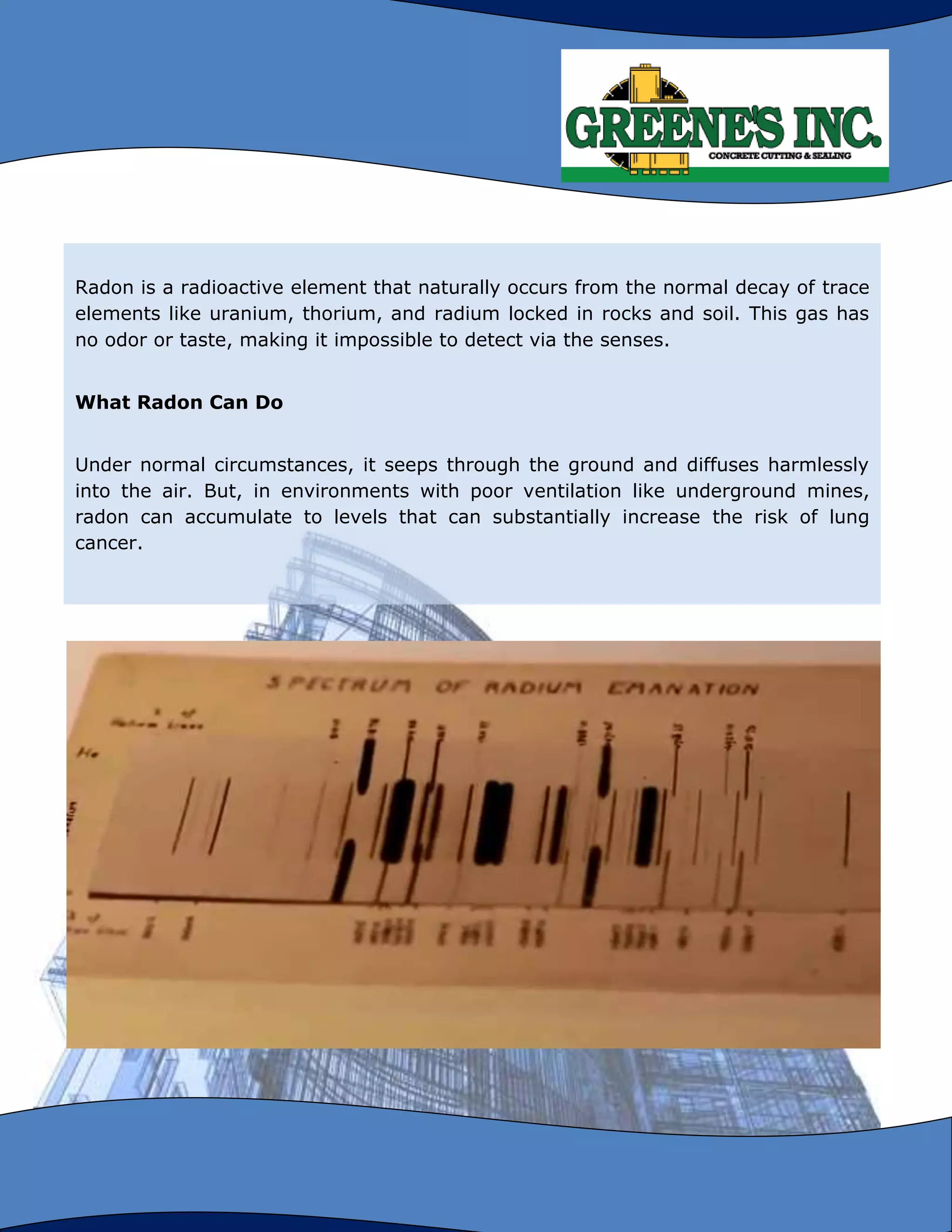 Basics of Radon Testing | PDF