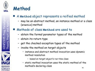 Basics of reflection in java | PDF