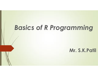 Introduction to the R Programming Language | PDF