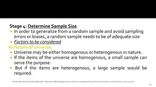 Basics of sampling | PPTX