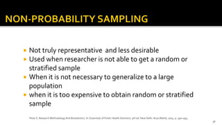 Basics of sampling | PPTX