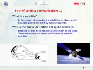 Basics of Satellite Communications, satellite systems Day 1.pdf