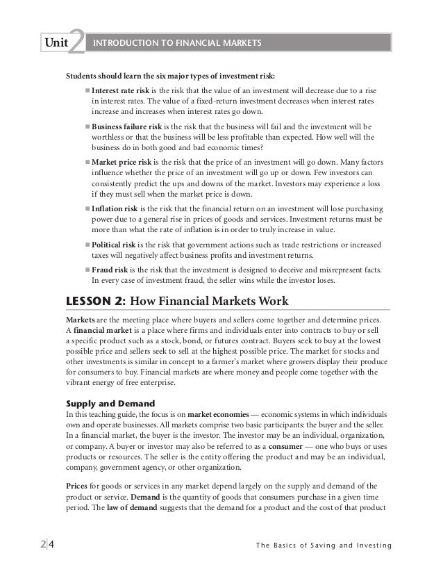 Saving And Investing Worksheet