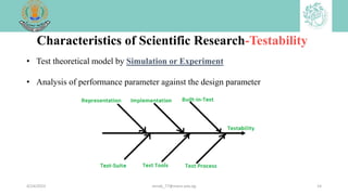 Science Involves Important Components Testability Basics of Scientific Research.ppt