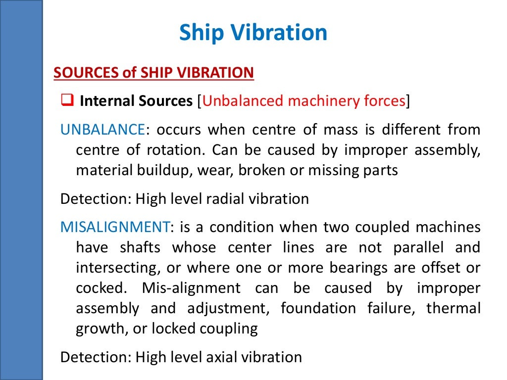 Basics of ship vibration