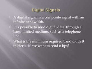 Basics of signals data communication | PPT