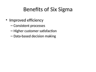 Basics_of_Six_Sigma.pptx Training Material | PPTX