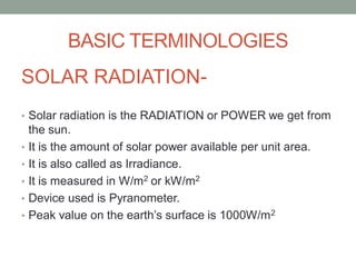 Basic Solar Class BASICS OF SOLAR ROOF TOP PLANT.pdf