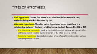 Basics of Statistical Analysis | PPTX