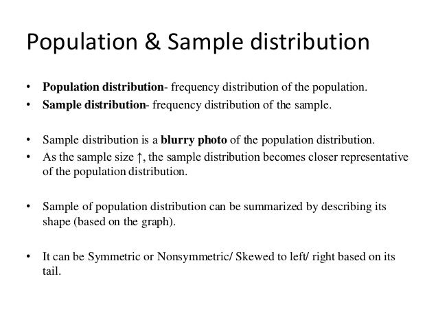Basics of statistics