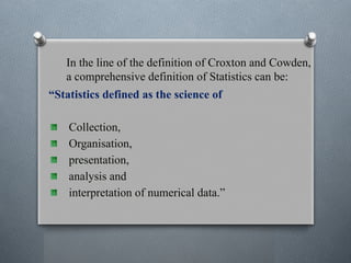 Basics of Statistics: An Introduction to Data Types, Descriptive and ...