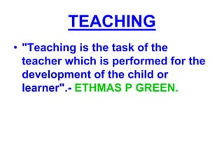 BASICS OF LEARNING | PPT