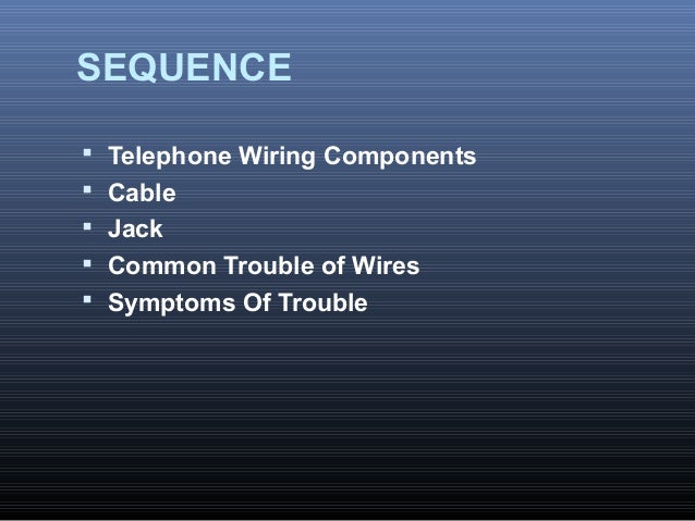 Basics Of Telephone Wiring