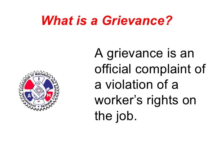 Basics of the Grievance Procedure