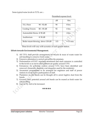 Basics of Coal Based Thermal power plant | PDF
