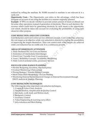 Basics of Coal Based Thermal power plant | PDF