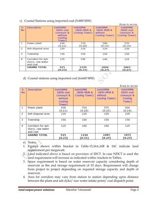 Basics of Coal Based Thermal power plant | PDF