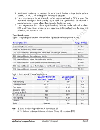 Basics of Coal Based Thermal power plant | PDF