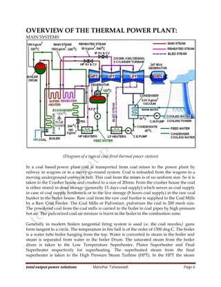 Basics of Coal Based Thermal power plant | PDF