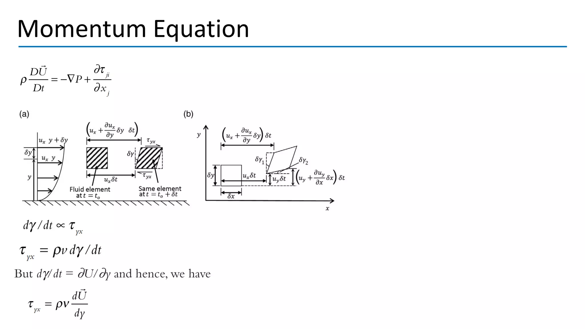 Momentum Equation
 