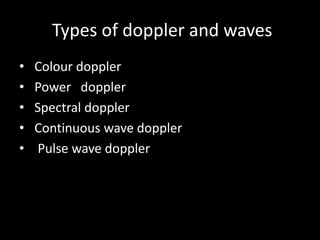 Doppler Color Pages Basics of tvs color doppler | PPTX