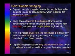 Color Doppler Roku Basics of tvs color doppler | PPTX