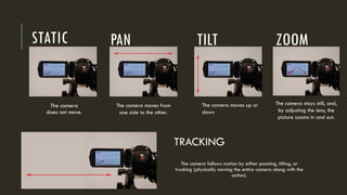 Static Camera Movement Example Basics of Video Production_09-2020_accessible.pptx