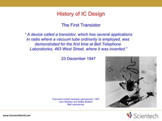 First Vlsi Computer Basics of vlsi | PPT