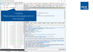Basics of Web Technologies | 2017 | Andreas Jakl | FH St. Pölten
Loading
https://www.andreasjakl.com/ in
the browser
 