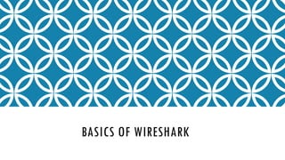 BASICS OF WIRESHARK
 