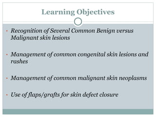 Basics of wounds, lumps, bumps, and rashes for gwep 2018 | PPTX