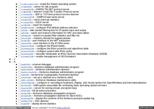 Solaris Patch Level
