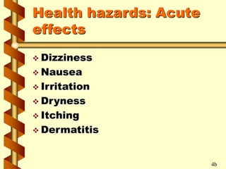 Solvent Health Risks Basic solvent presentation for awareness.ppt