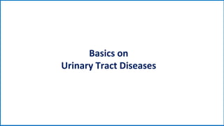 Basics on
Urinary Tract Diseases
 