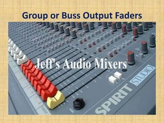 Sound Groups Basic sound engineer | PPT