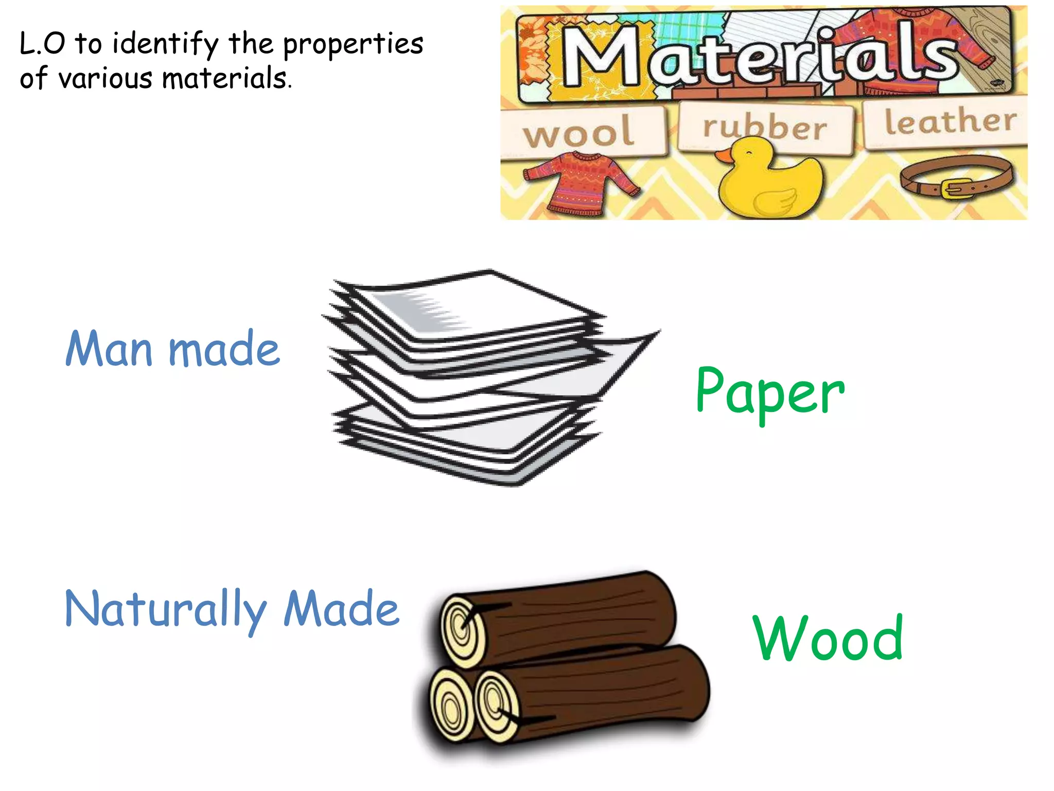 Basic sources of materials notes | PPTX
