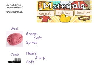 Basic sources of materials notes | PPTX