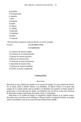 Basic spanish a grammar and workbook grammar workbooks english and ...