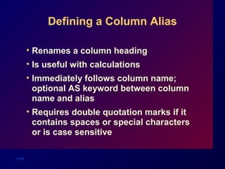 Basic sql statements | PPT