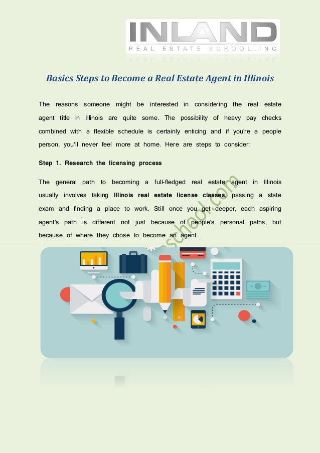 Basics Steps To Become A Real Estate Agent In Illinois