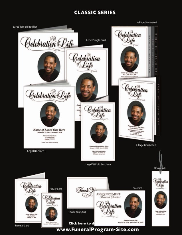 funeral program examples