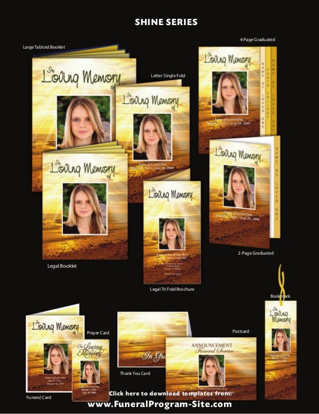funeral program examples